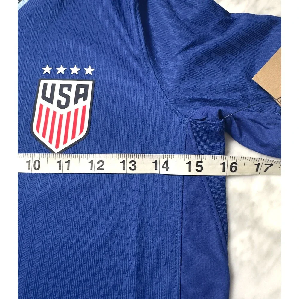 Nike 2024 USWNT 4-Star USA Adv Knit Away Soccer Jersey FJ1526-418 Kids Medium